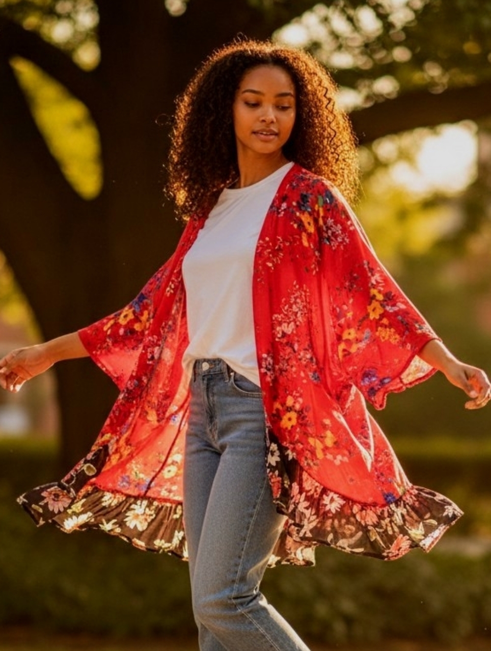 Susanne Betro Kimono Top - Size 4X